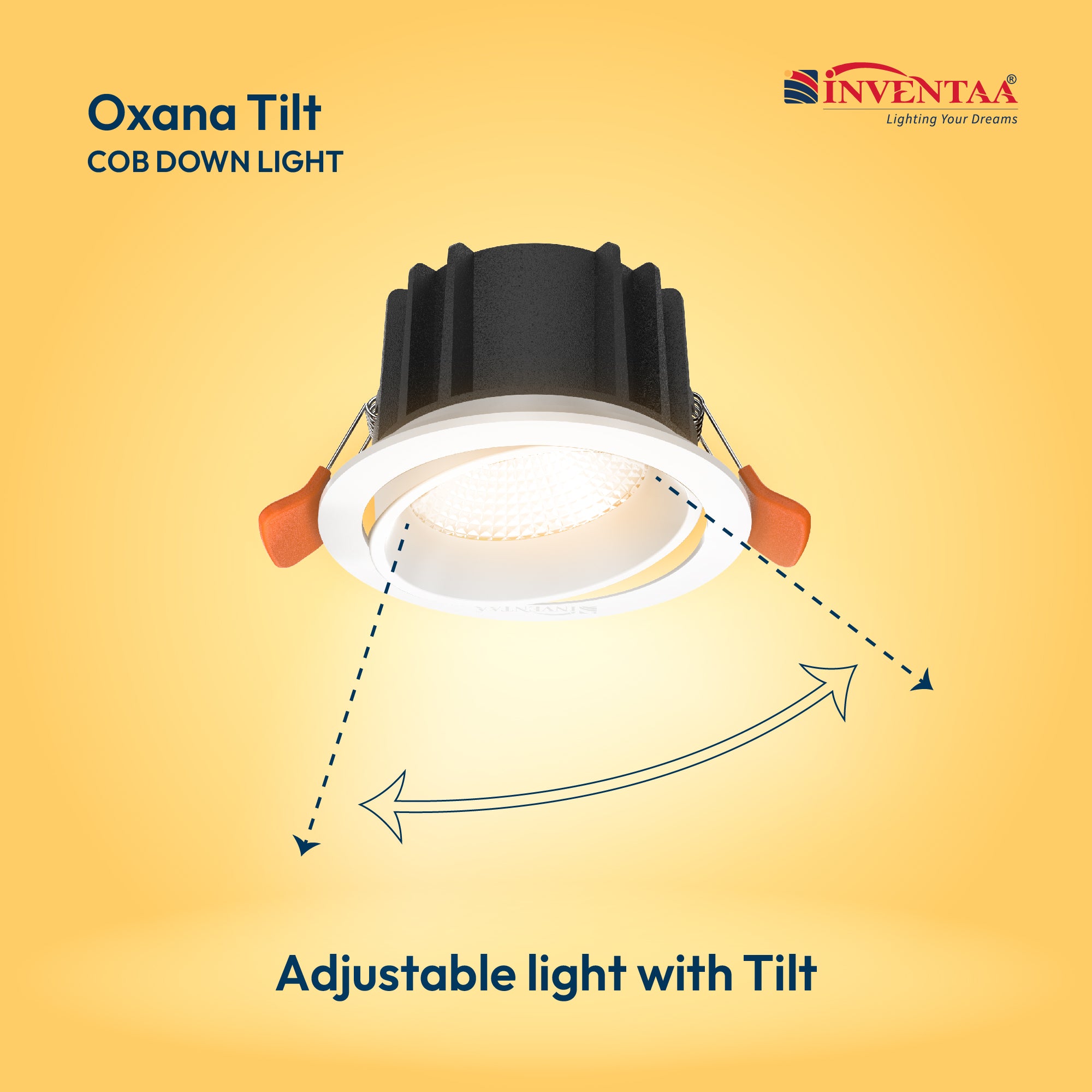 Adjustable Feature Of Oxana Tilt COB Downlight