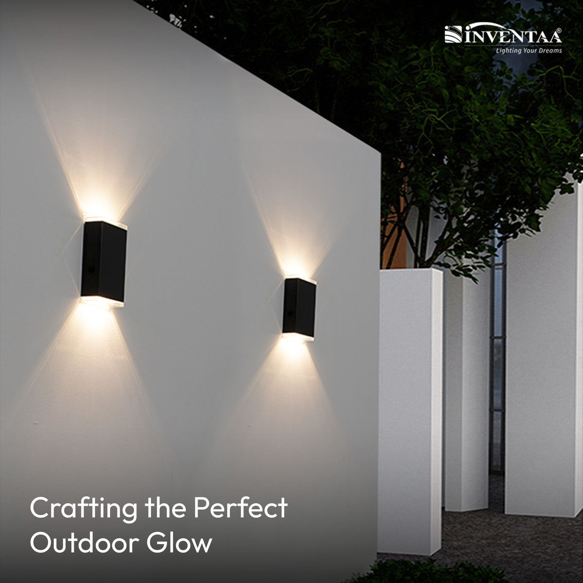 Nyla Solar Wall Light ? Modern LED Solar Powered Wall Lights for Outdoor Lighting