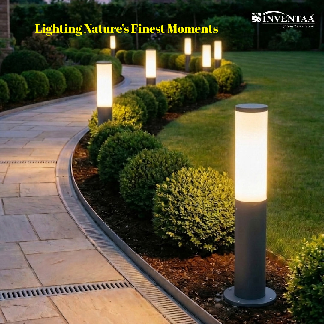 Reva LED Garden Bollard Outdoor Light ? Waterproof Aluminium Bollard Lights