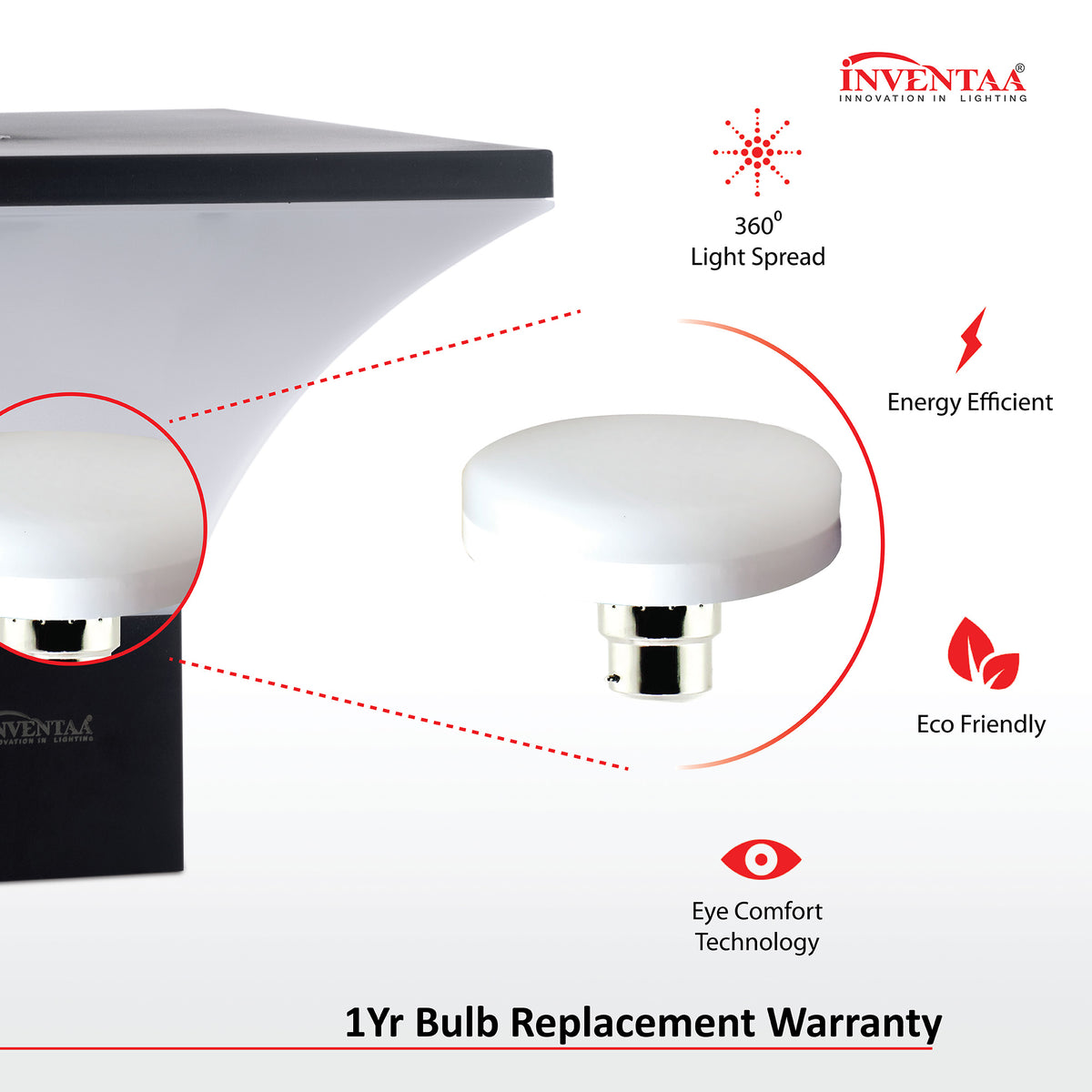 Bloom 20W LED Outdoor Welcome Light Compound Lights