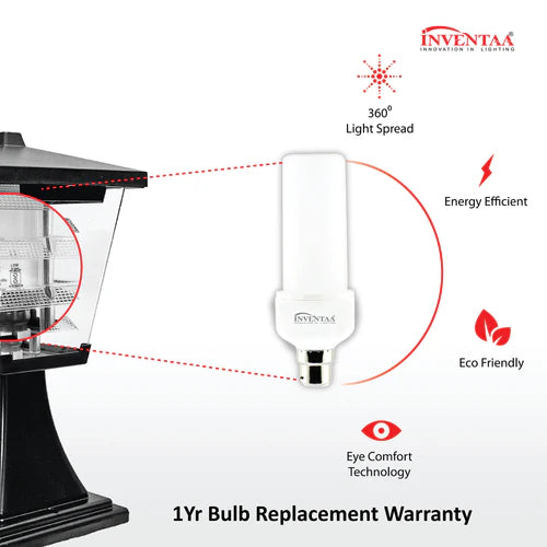 Mini Glasis - Fancy Gate Light | 12W LED Compound Wall Gate Light