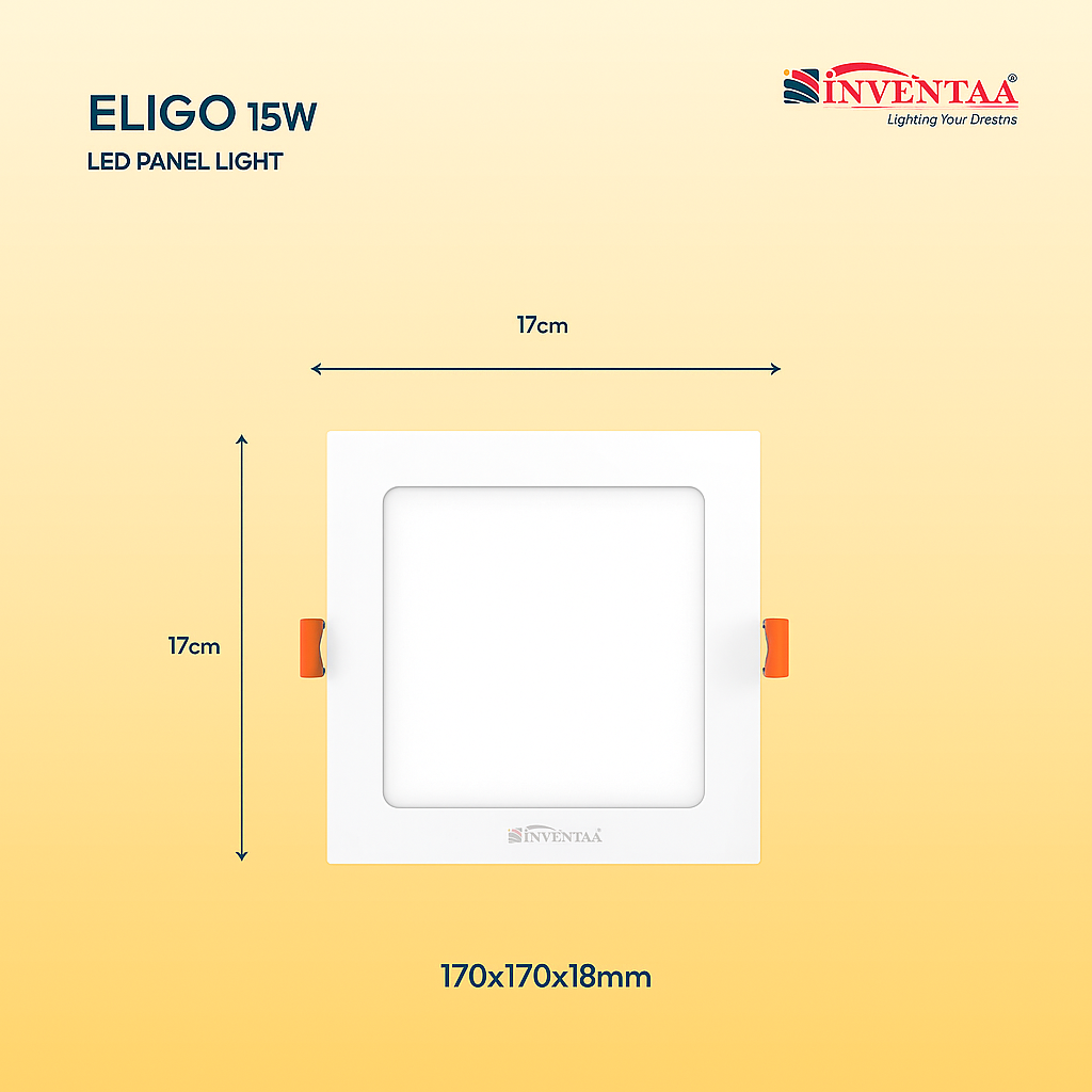 Eligo Square LED Panel Light Fixture