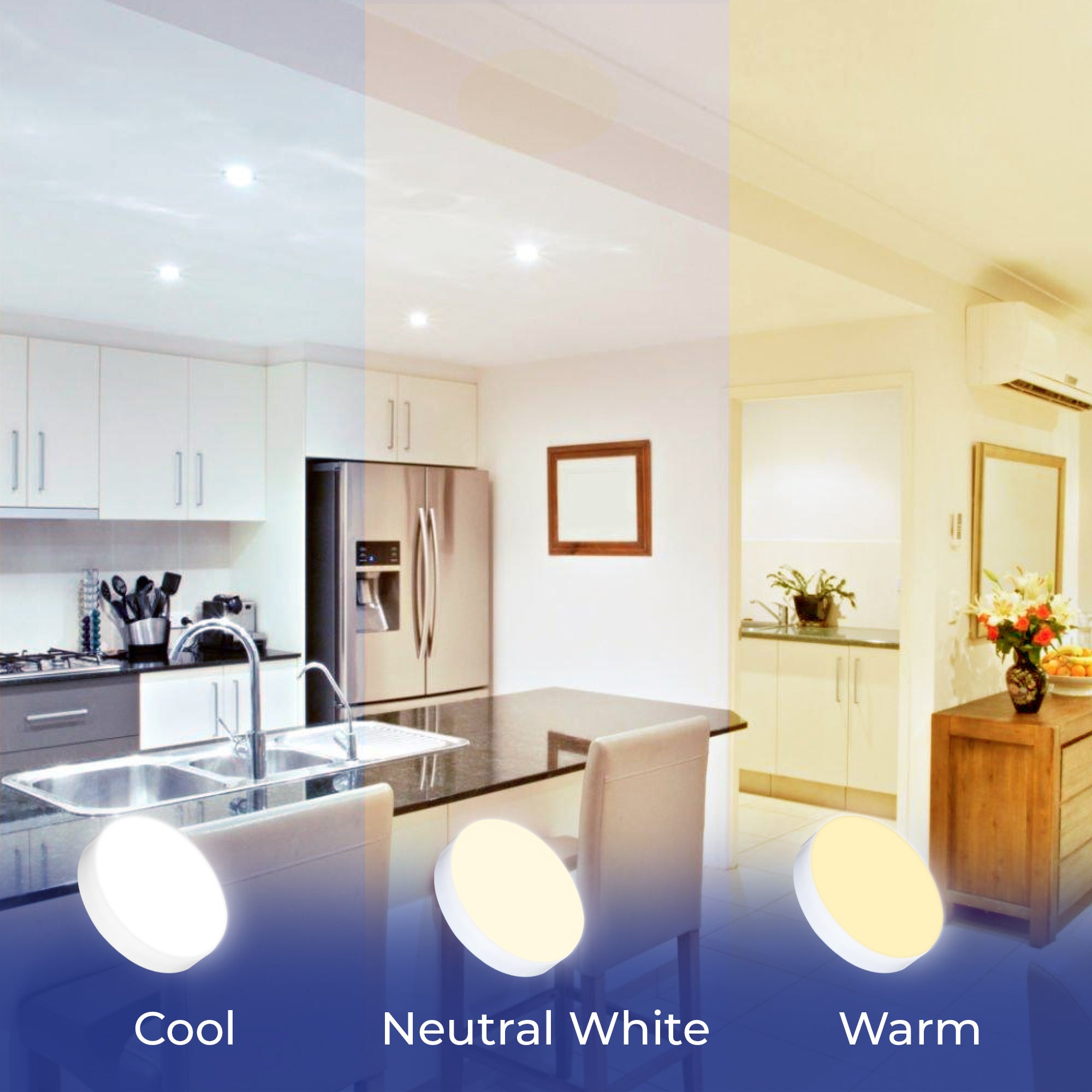 Round led online kitchen light