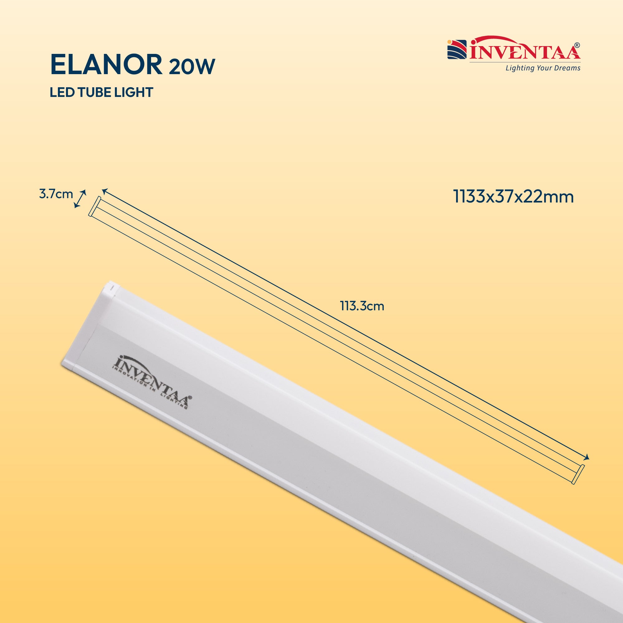 Elanor 20W LED Tubelight For Home