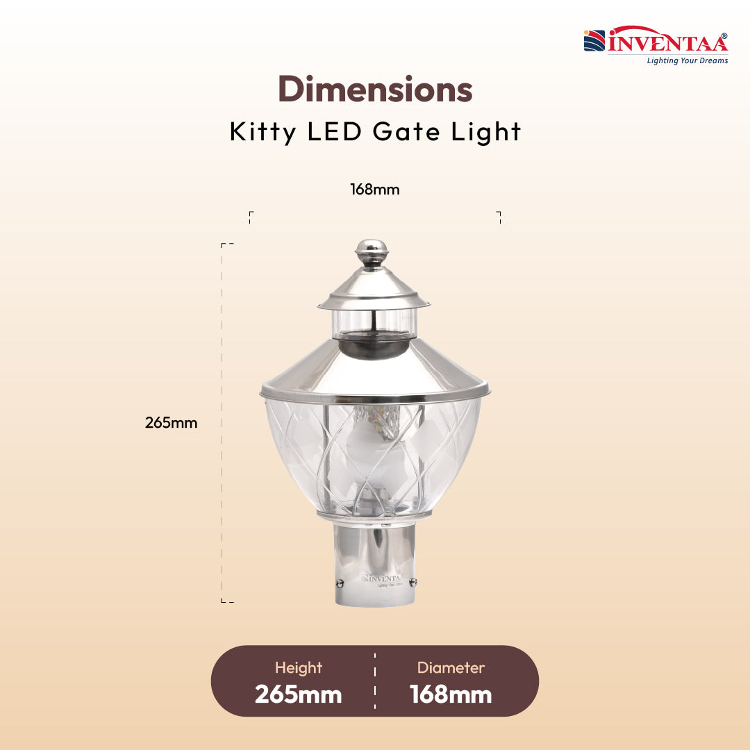 Kitty Cute Gate Lamp Light - LED Entrance Lamp
