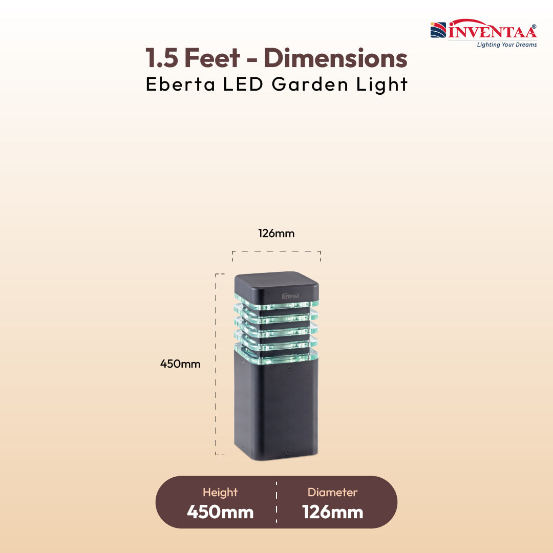 Eberta Ice Cube LED Garden Bollard