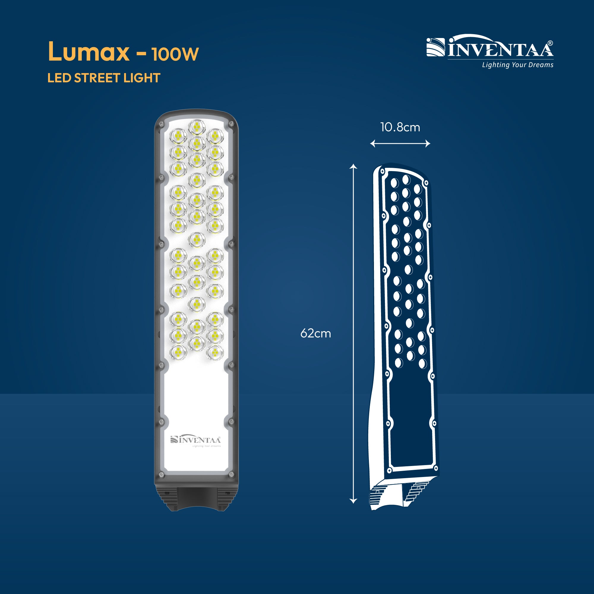 Buy Lumax Lens Street Light For Outdoor Pathway Or Walkway | Inventaa