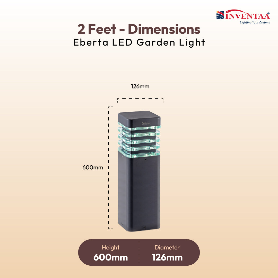 Eberta Ice Cube LED Garden Bollard