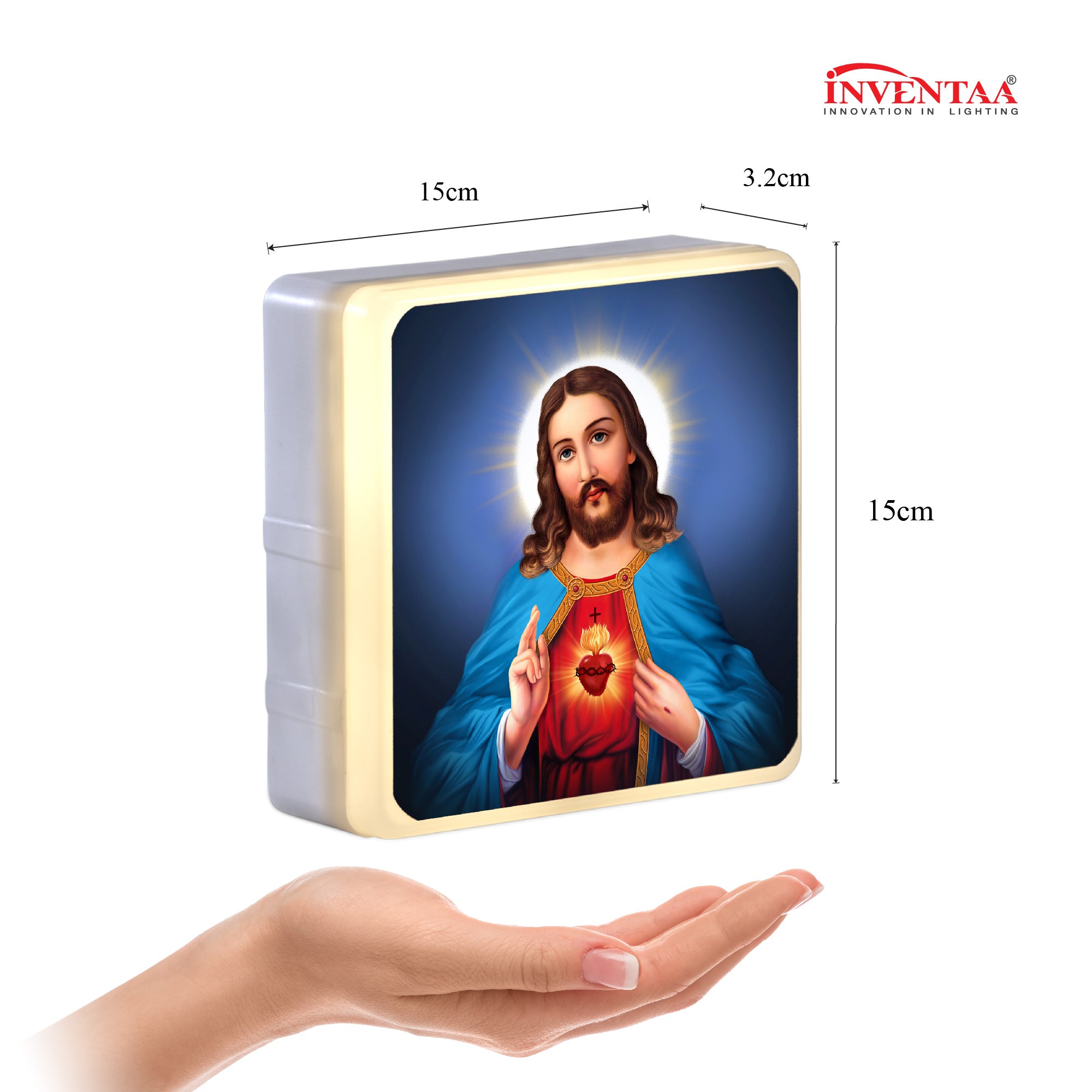 Buy Jesus Christ Divine LED Outdoor Wall Light For Prayer Room