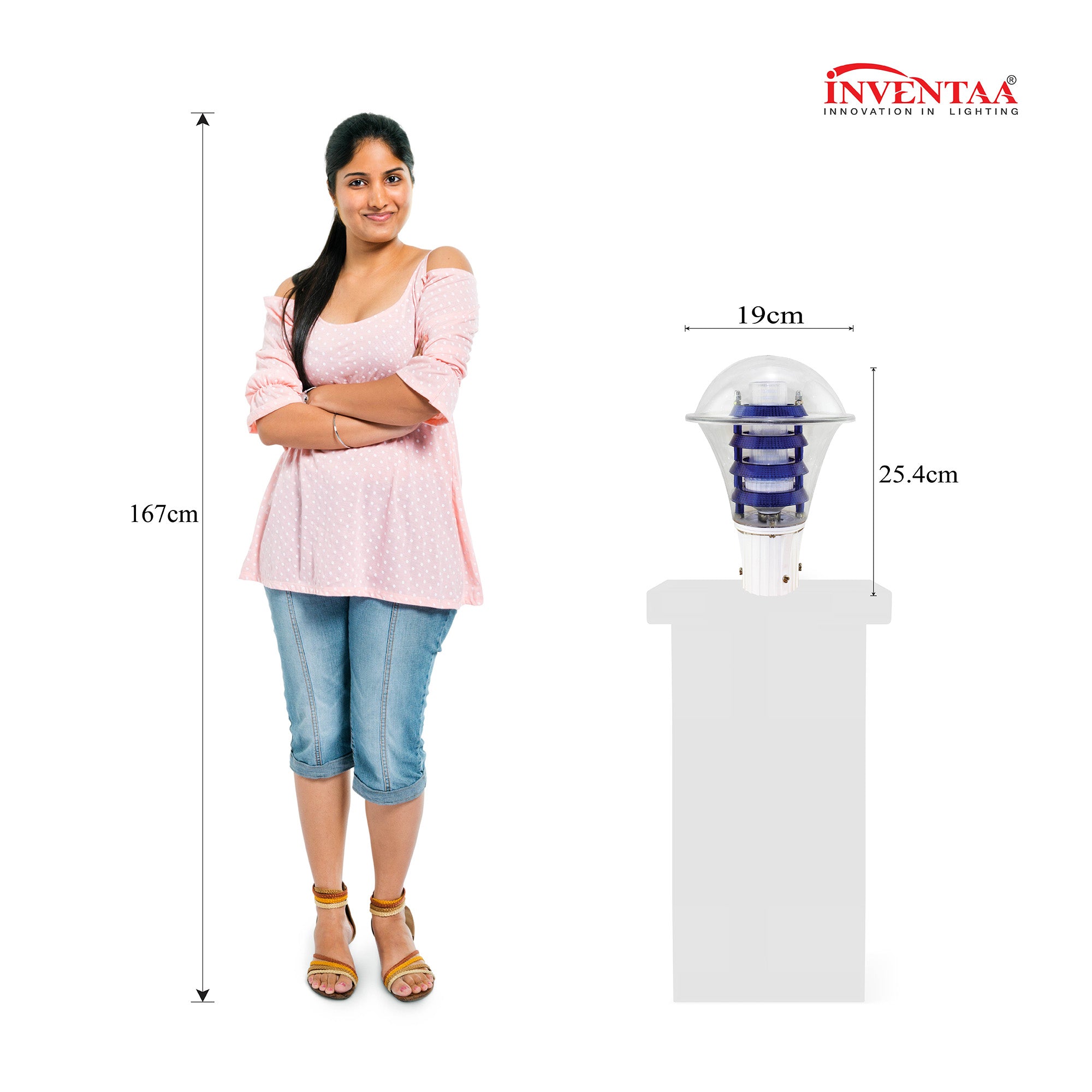 Viva Cute 12W LED Post Top Design - Gate Light