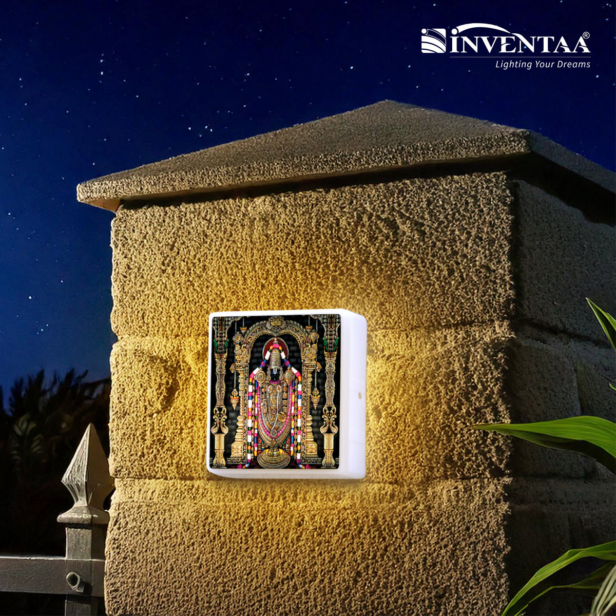 Buy Lord Perumal Divine LED Outdoor Wall Light For Office Decoration