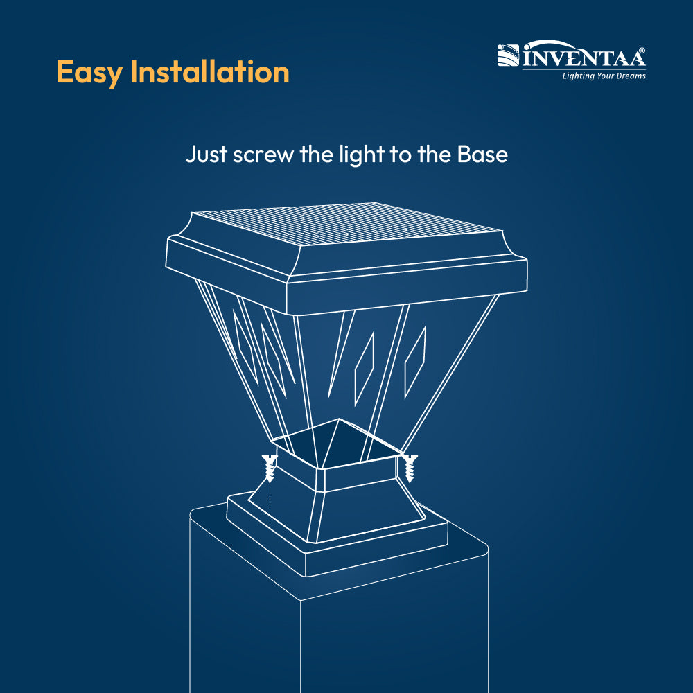 Chiti Solar LED Outdoor Gate Light
