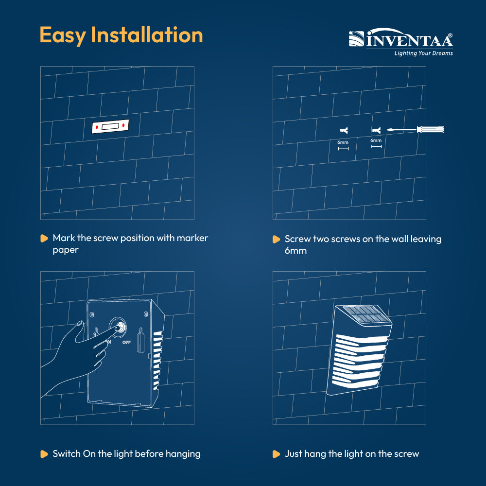 Hana Solar Wall Lamp ? Bright LED Solar Wall Lantern for Outdoor Lighting