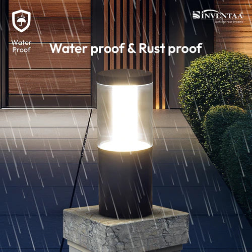 Electra 18W Outdoor Gate Light - Modern LED Front Gate Lamp