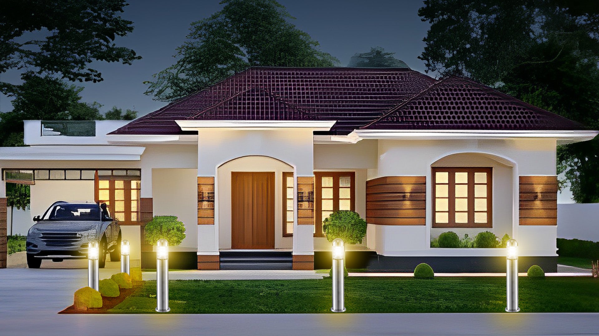 Electra 12W Terrace LED Bollard Light