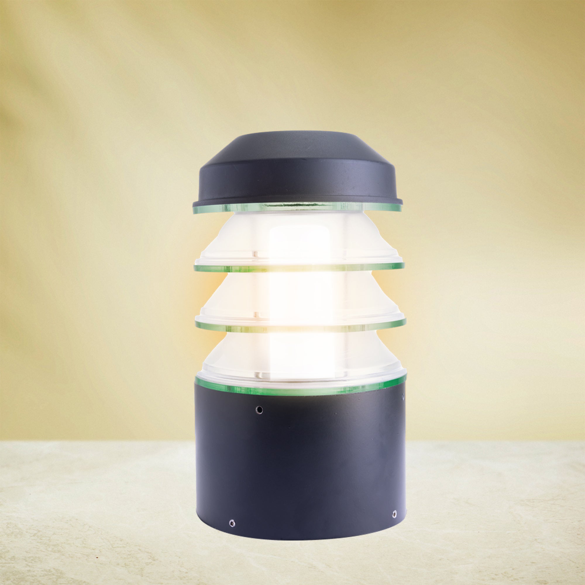 Estela 12W Ice Cube Post Top LED Gate Lamp Light