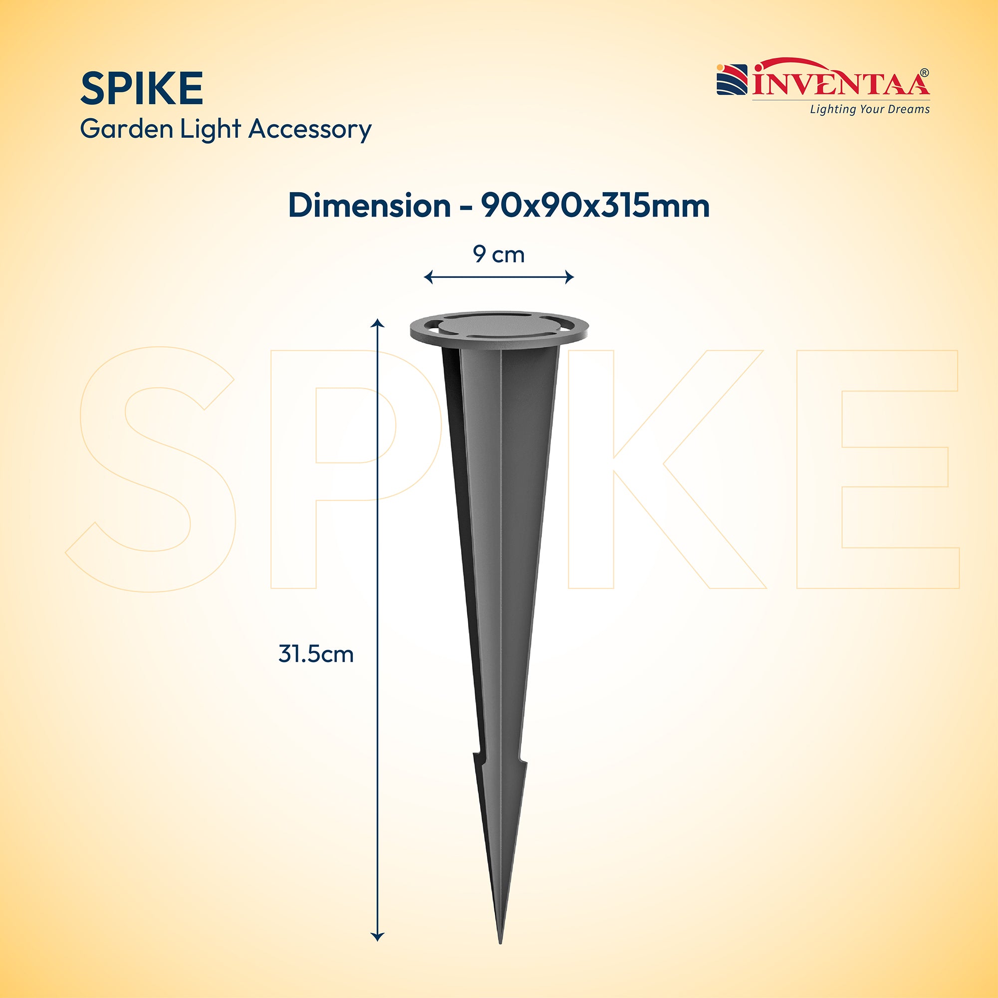 Bloom Solar Garden Light With Spike