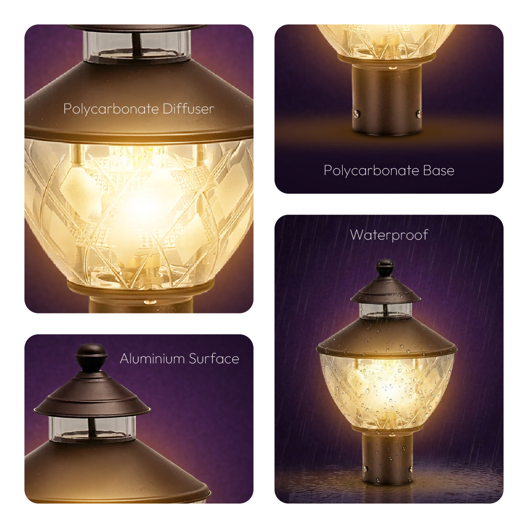 Kitty Cute Gate Lamp Light - LED Entrance Lamp