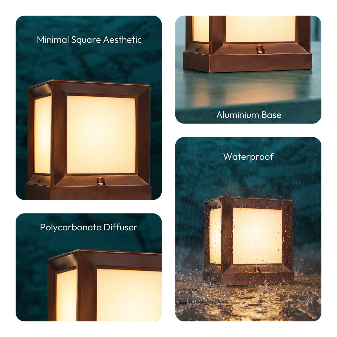 AERIS LED Post Top Garden Light (Without Bulb)
