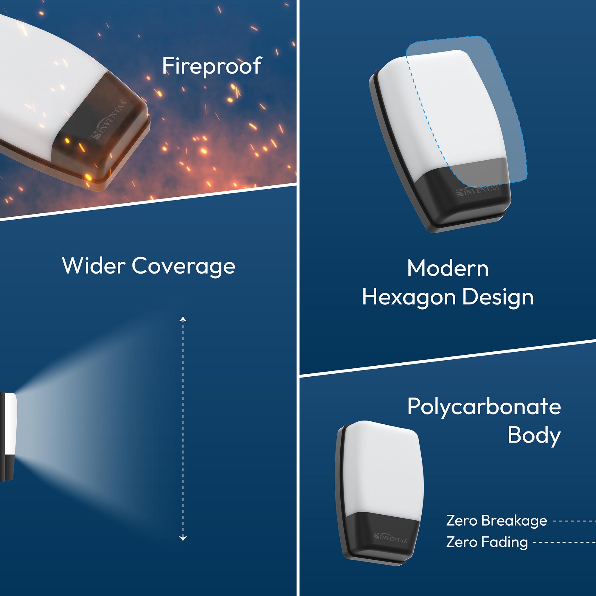 Smart Exla LED Bulkhead Light (Motion Sensor) With 2 Yrs Warranty