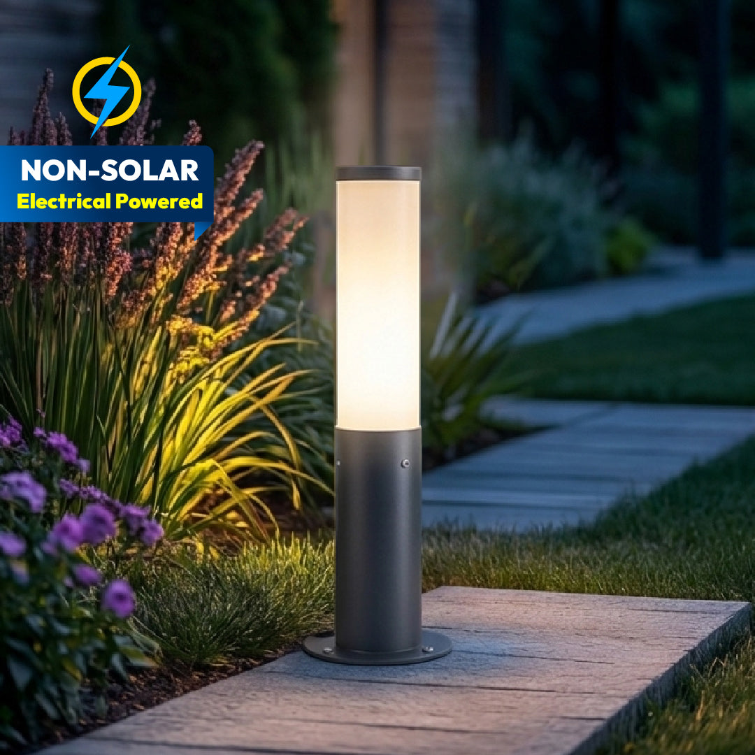 Reva LED Garden Bollard Outdoor Light ? Waterproof Aluminium Bollard Lights