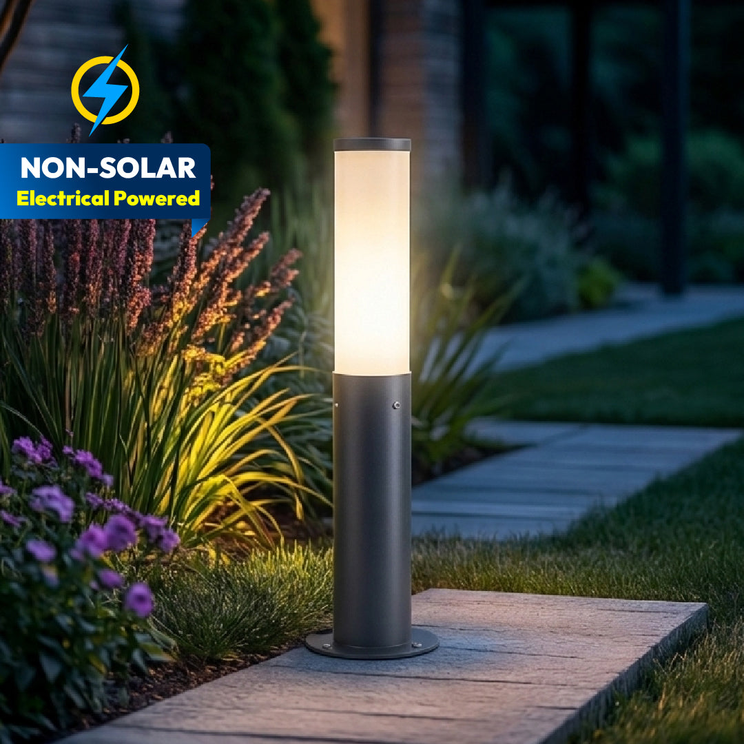 Reva LED Garden Bollard Outdoor Light ? Waterproof Aluminium Bollard Lights
