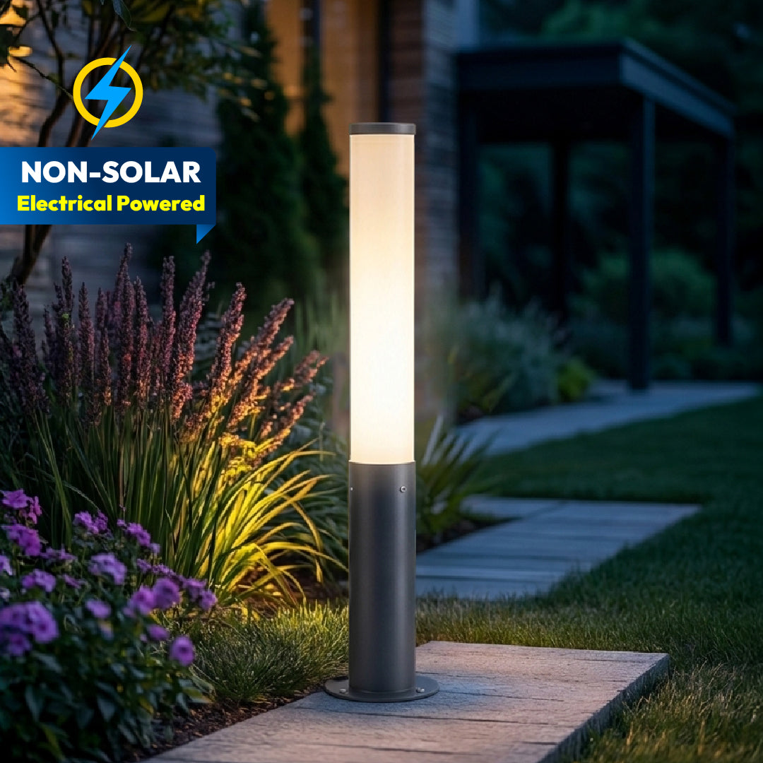 Reva LED Garden Bollard Outdoor Light ? Waterproof Aluminium Bollard Lights