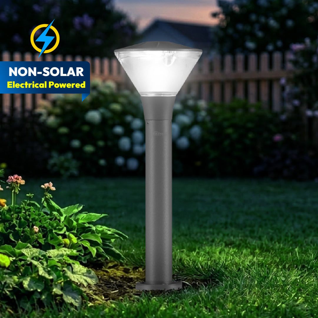 Yash 3 in 1  LED Bollard Light - INVENTAA Garden Lights