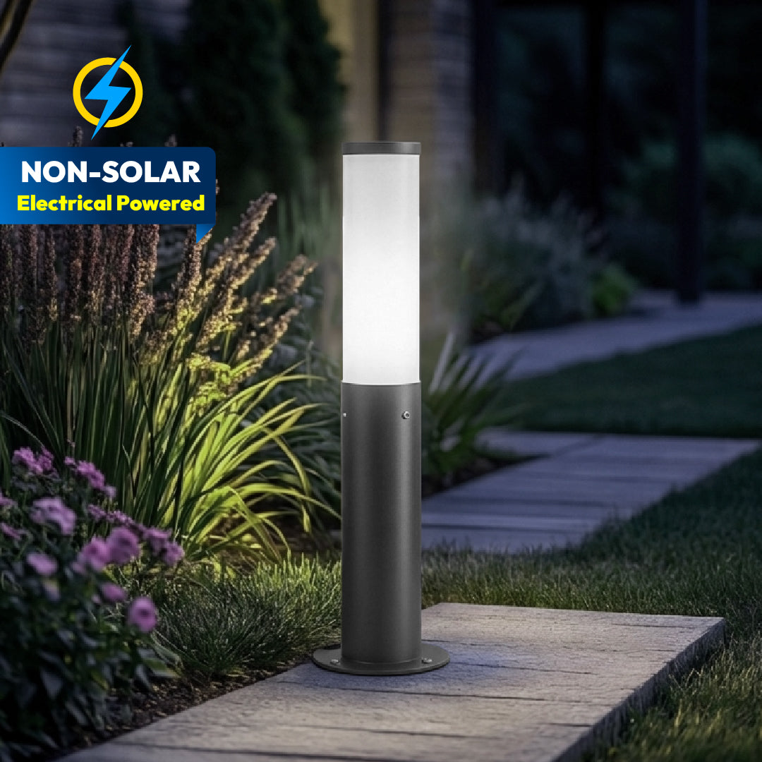 Reva LED Garden Bollard Outdoor Light ? Waterproof Aluminium Bollard Lights
