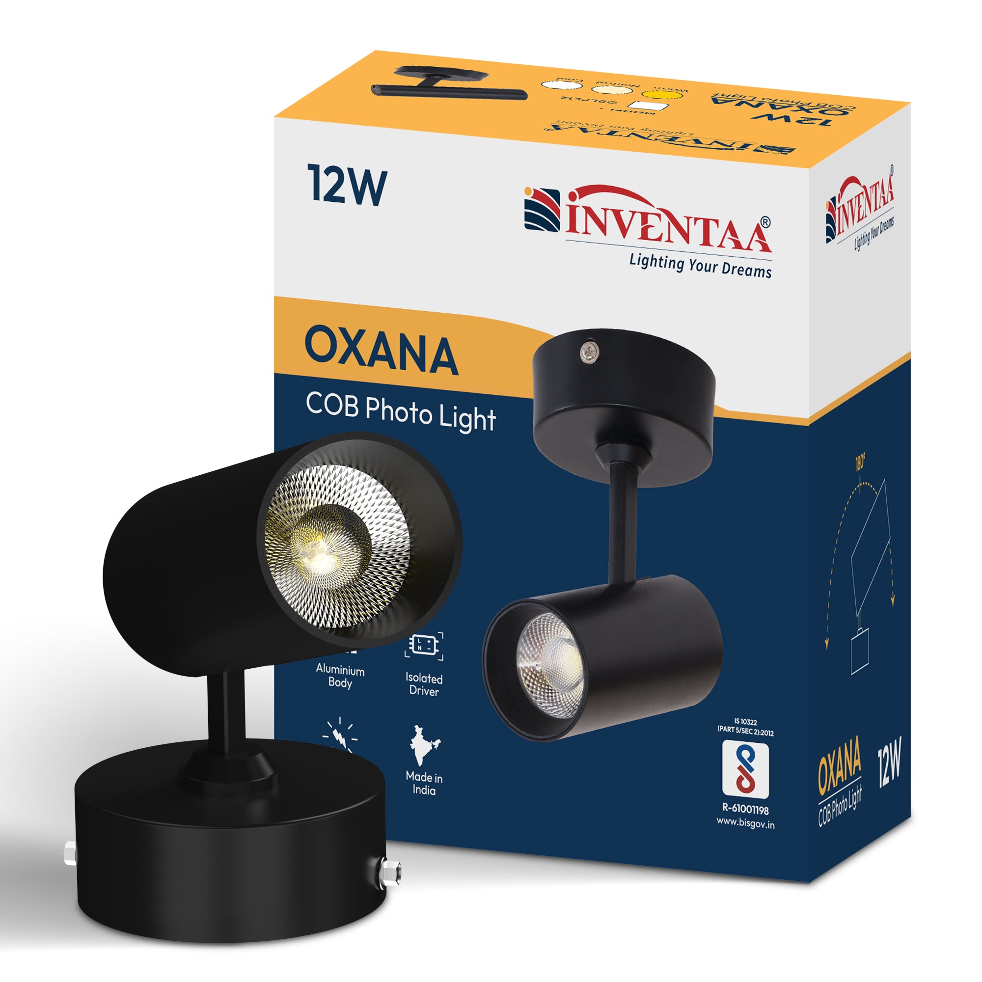 Oxana Photo COB Wall Light With Box Enclosure