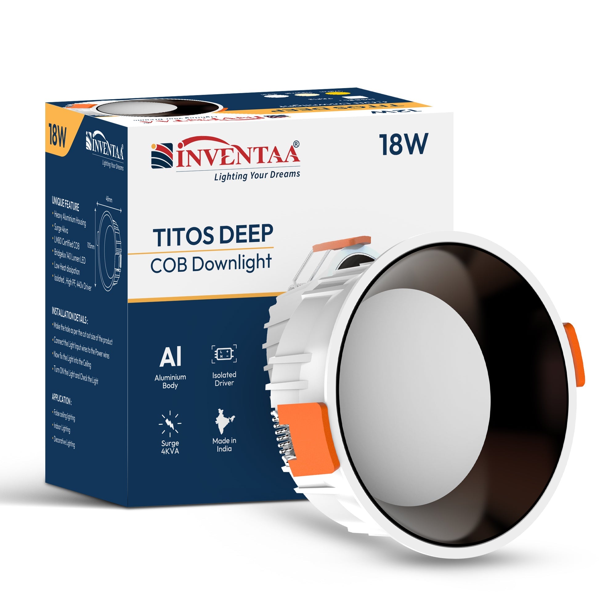 Titos Deep COB Down LED Light