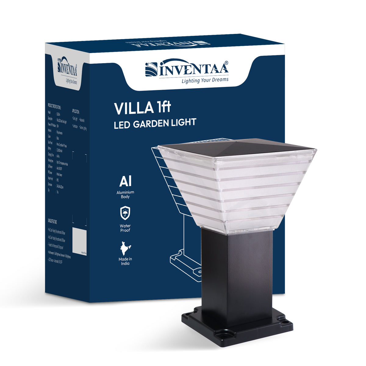 Bloom Solar LED Outdoor Bollard Light