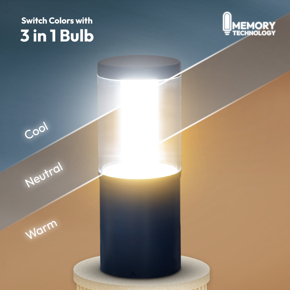 Electra 18W Outdoor Gate Light - Modern LED Front Gate Lamp