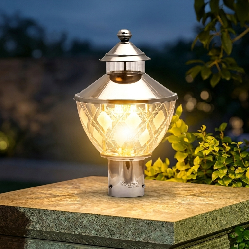 Kitty Compound Lights - Gate Post Lanterns