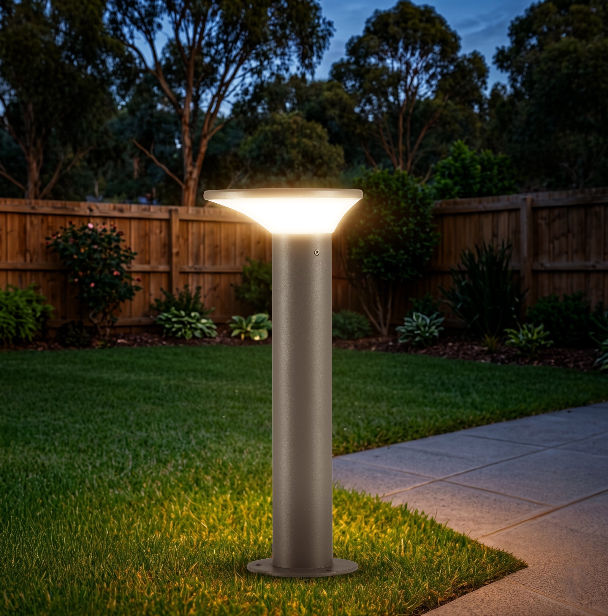 Romy 12W LED Lawn Bollard Outdoor Light