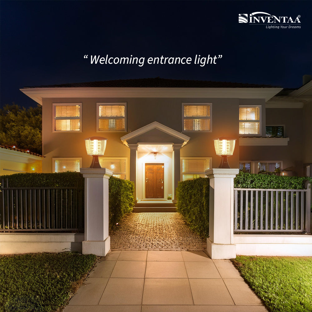 Glasis 18W Outside Gate Lights - LED Gate Lamps for Entrance