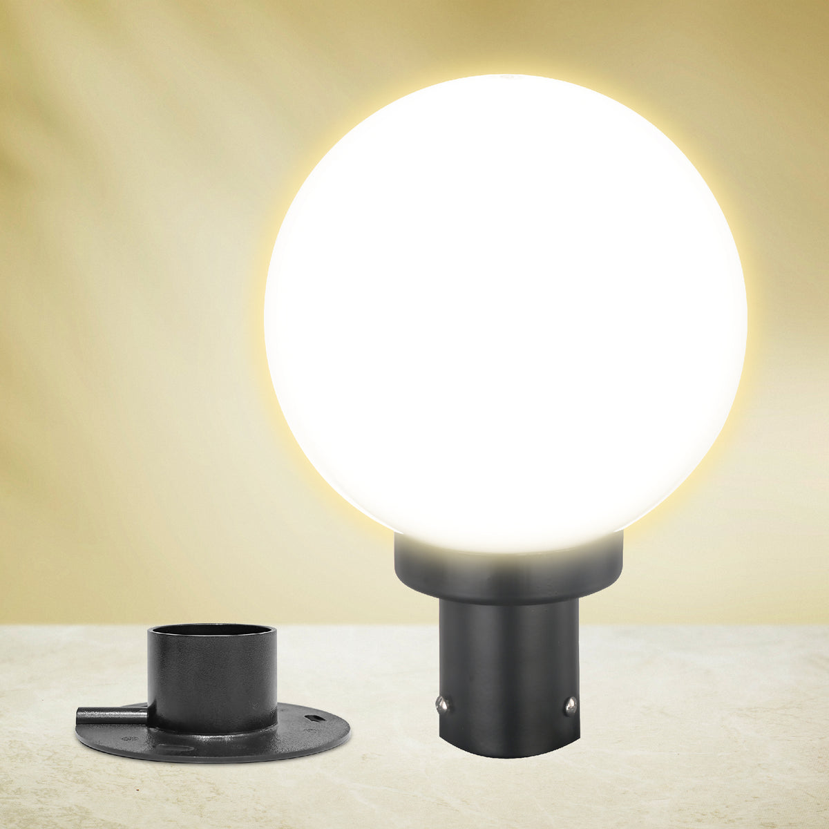 Globe Pc - 12W Gate Light Design House Entrance Lights