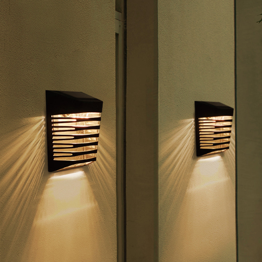 Hana Solar Wall Lamp ? Bright LED Solar Wall Lantern for Outdoor Lighting