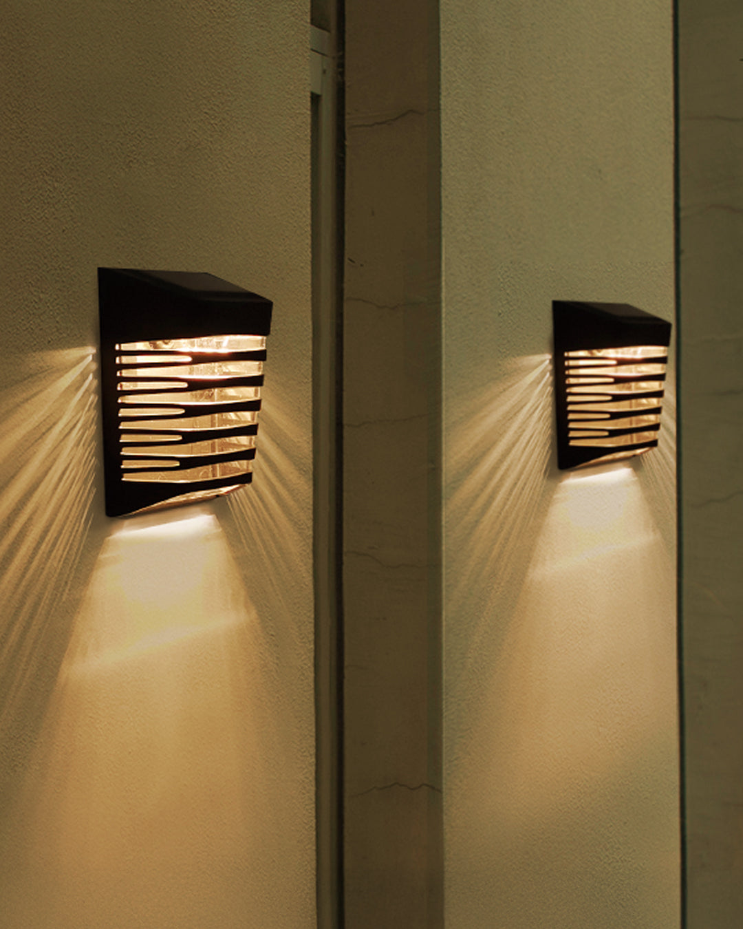 Hana Solar Wall Lamp – Bright LED Solar Wall Lantern for Outdoor Lighting