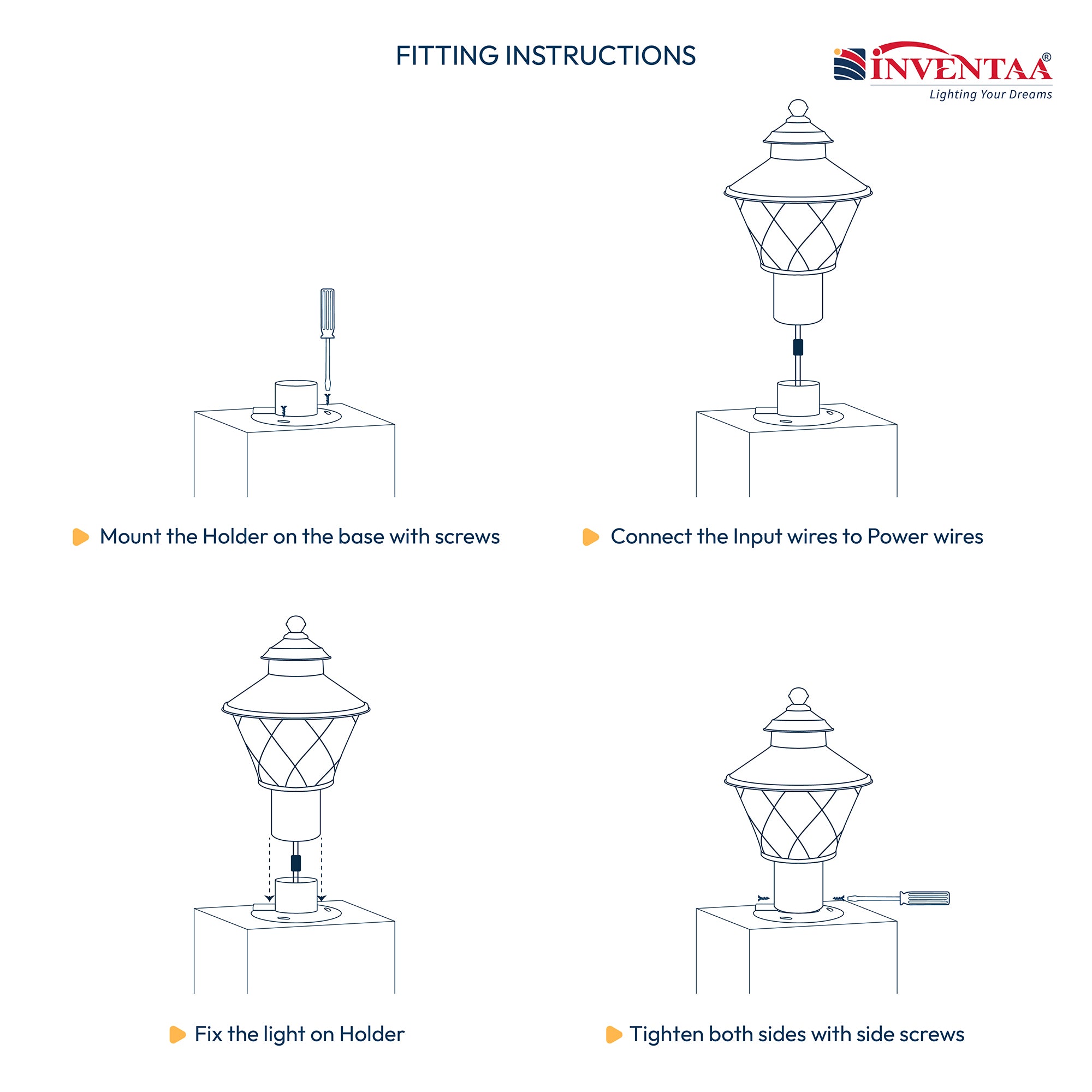 Kitty Cute Gate Lamp Light - LED Entrance Lamp