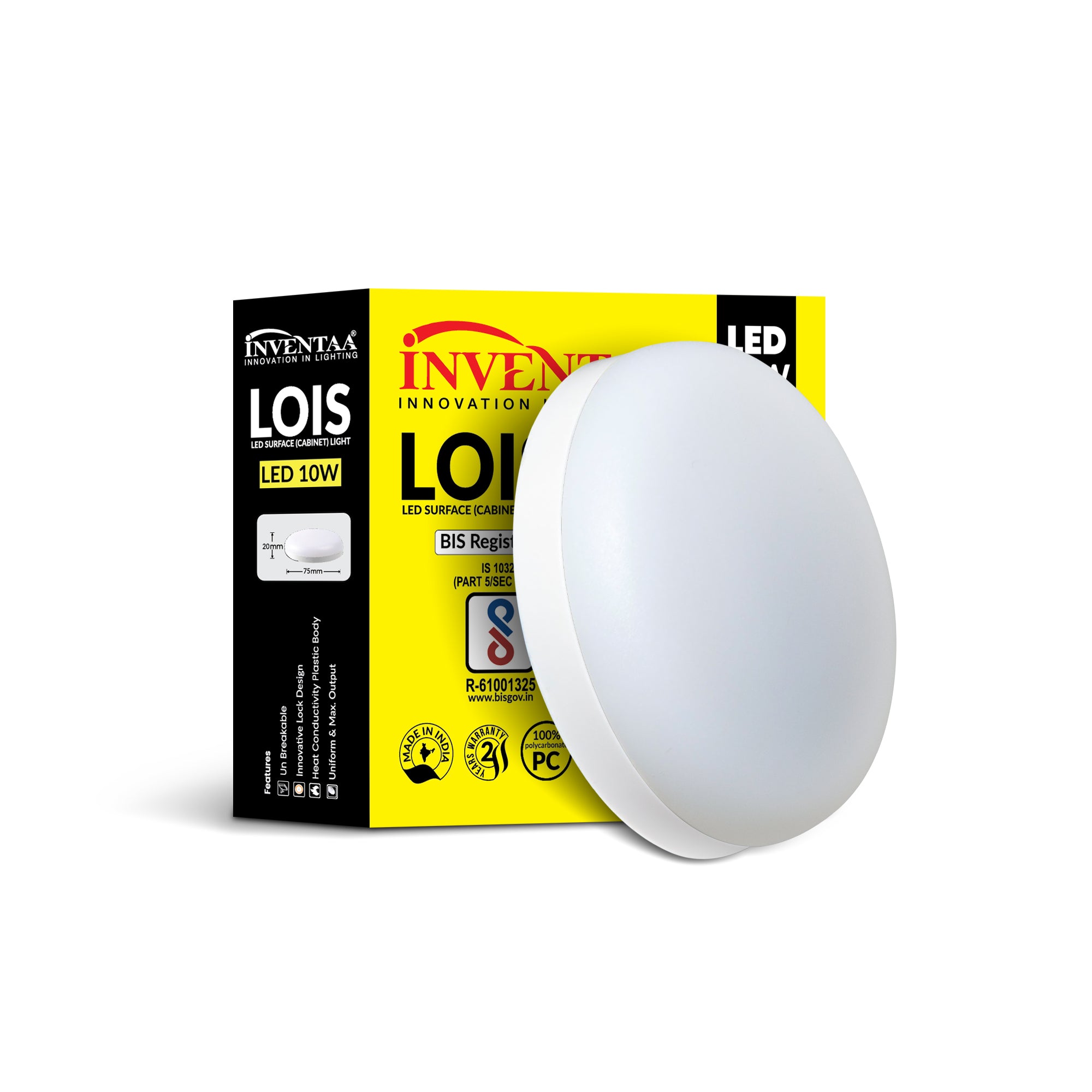Lois 10W LED Cabinent Light With Its Box Enclosure #watts_10w