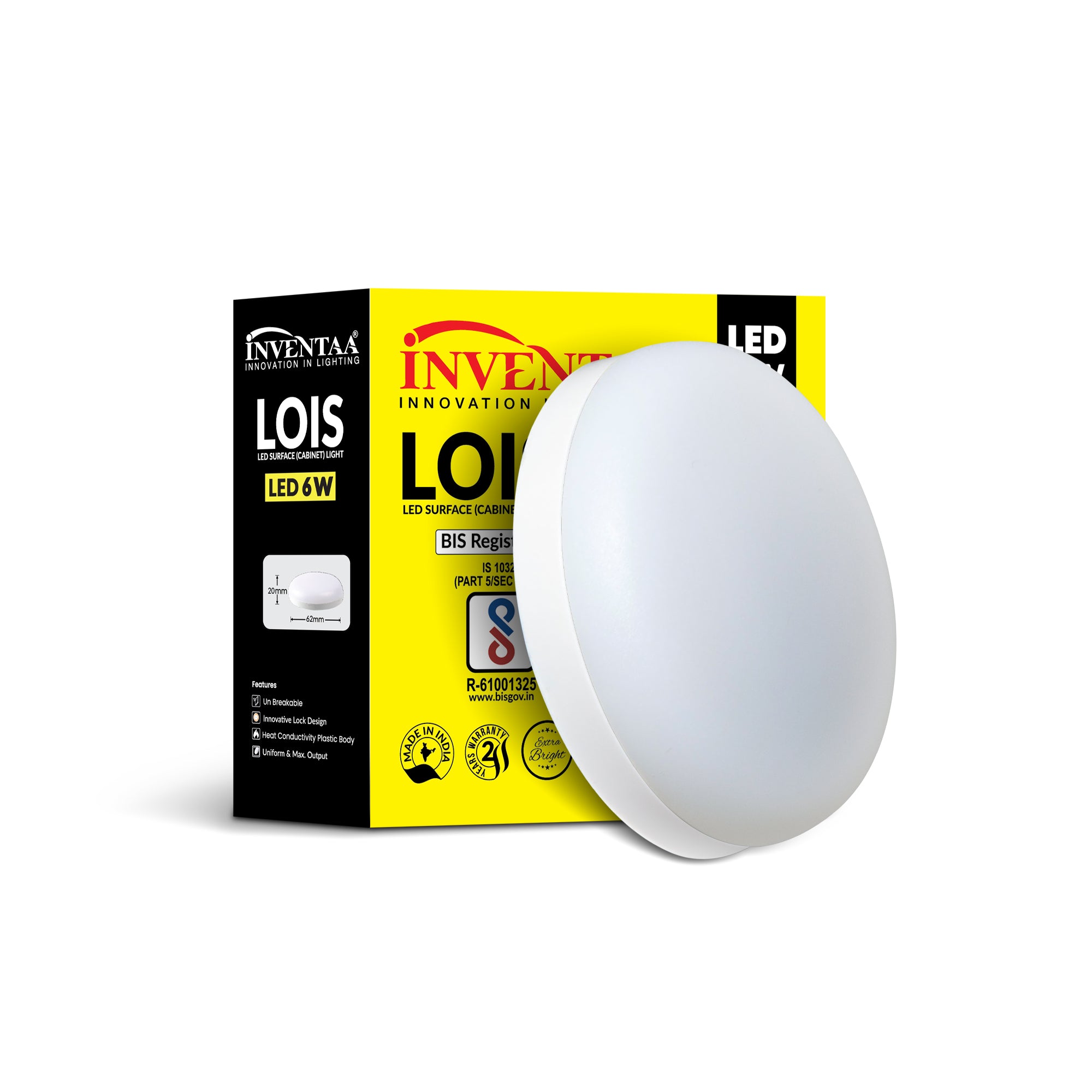 Lois 6W LED Cabinent Light With Its Box Enclosure #watts_6w