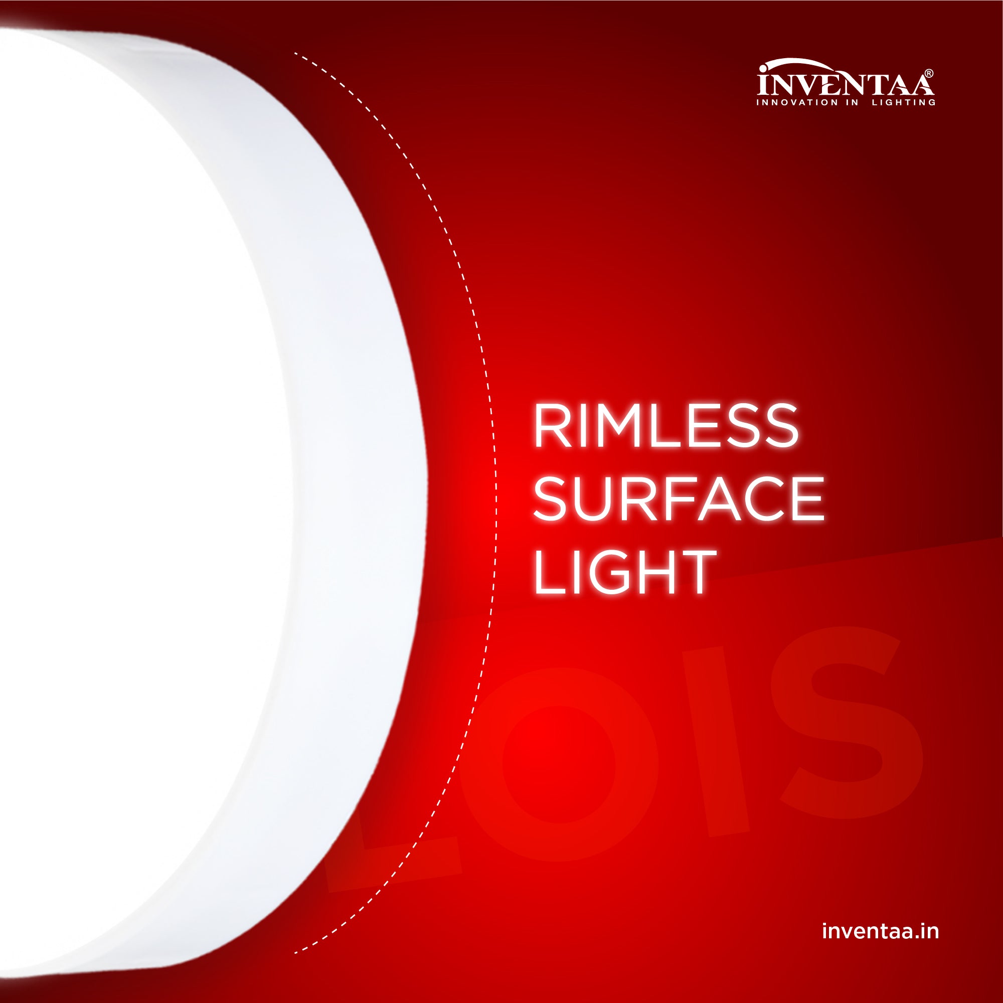 Lois Round 8W LED Surface Light Featuring Its Rimless Design #watts_8w