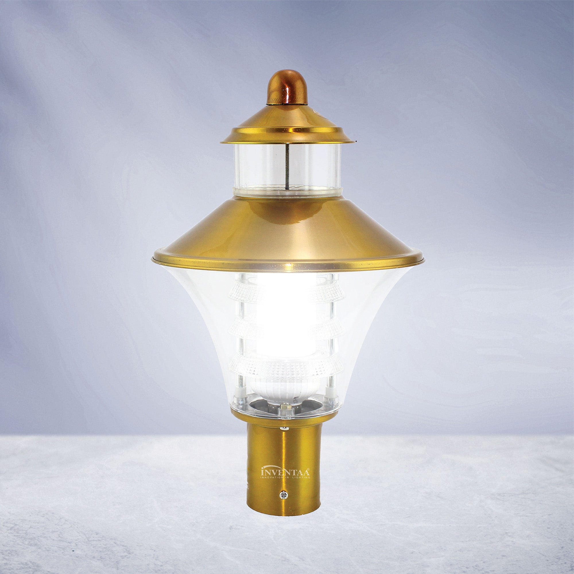 Optic Fabula LH Gold Cool White LED Gate Light | Best LED Gate Light Model Online at affordable price Online #color_gold clear