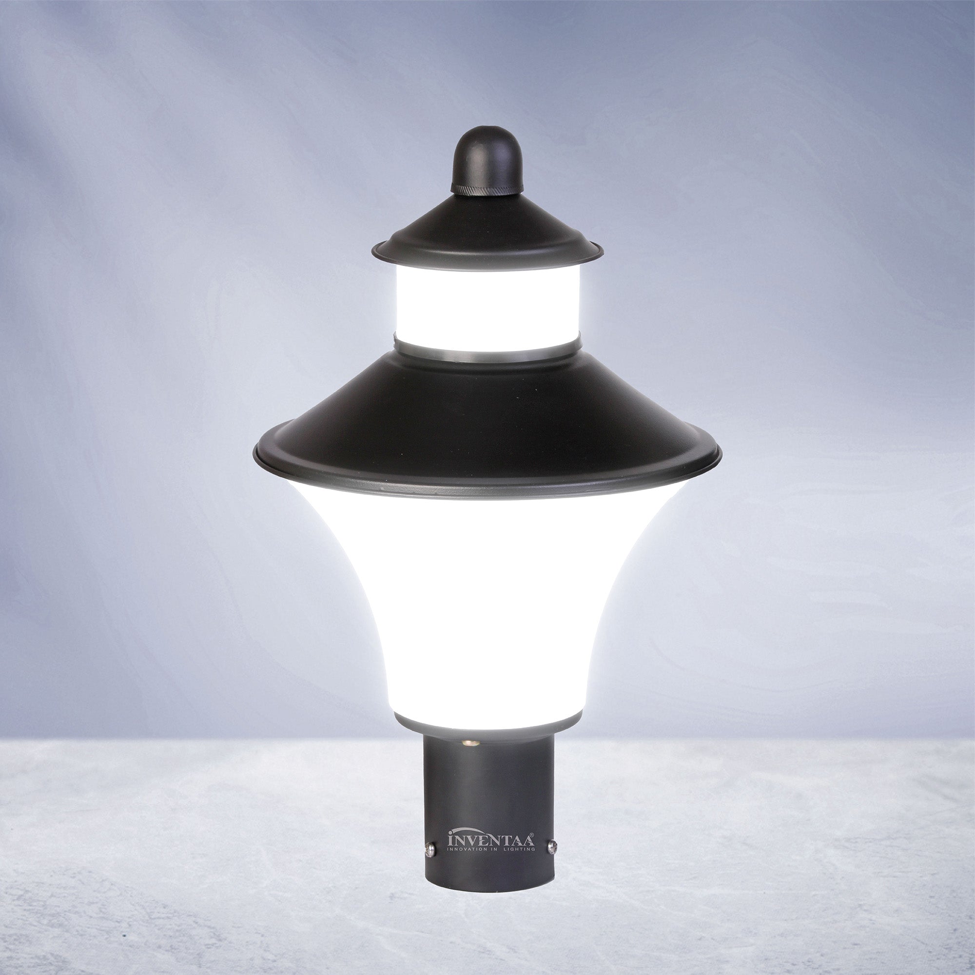 Optic Fabula LH Matt Black White Cool White | Best LED Gate Light Model Online at affordable price Online #color_matt black white