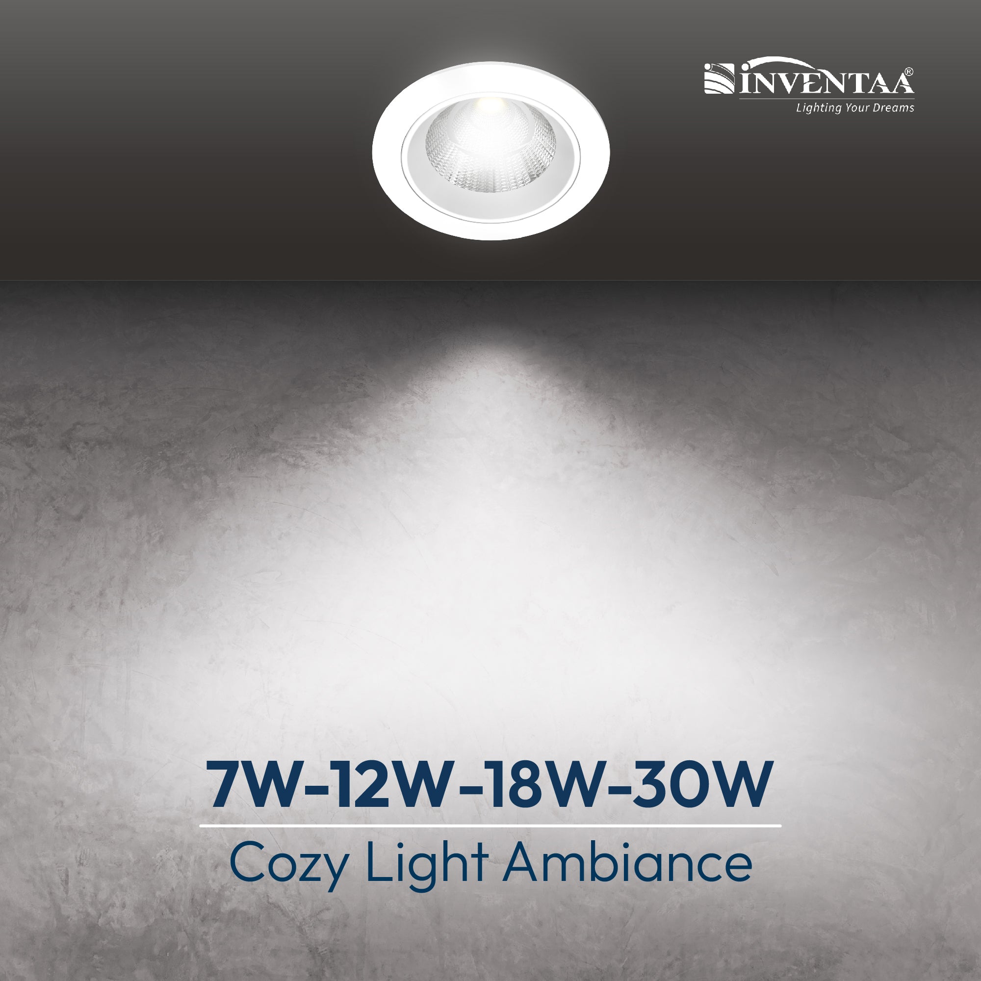 Oxana COB Down Light Wattage Variations