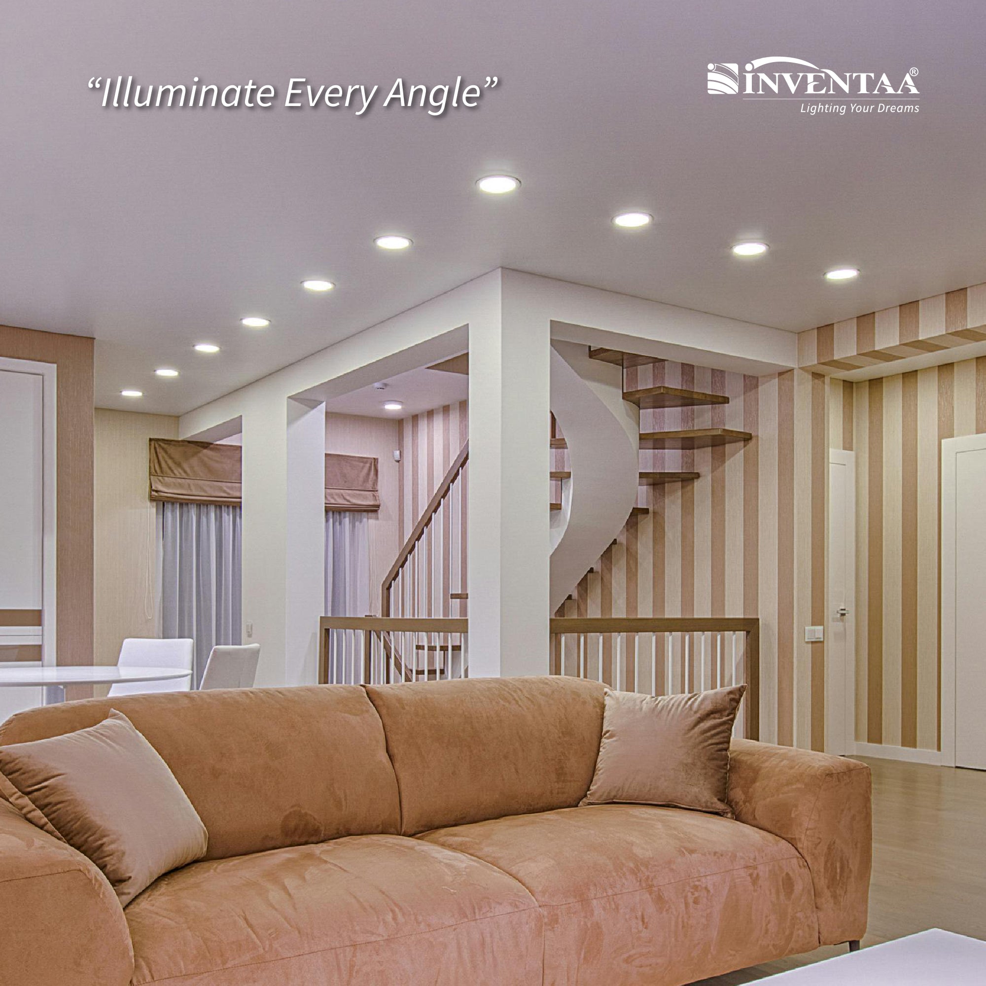 Oxana Reflector COB Down Light 7W Installed On Living Room
 #watts_7w