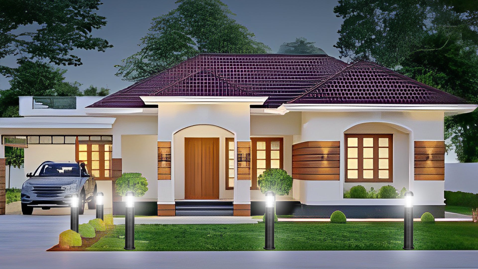 Electra 12W Terrace LED Bollard Light