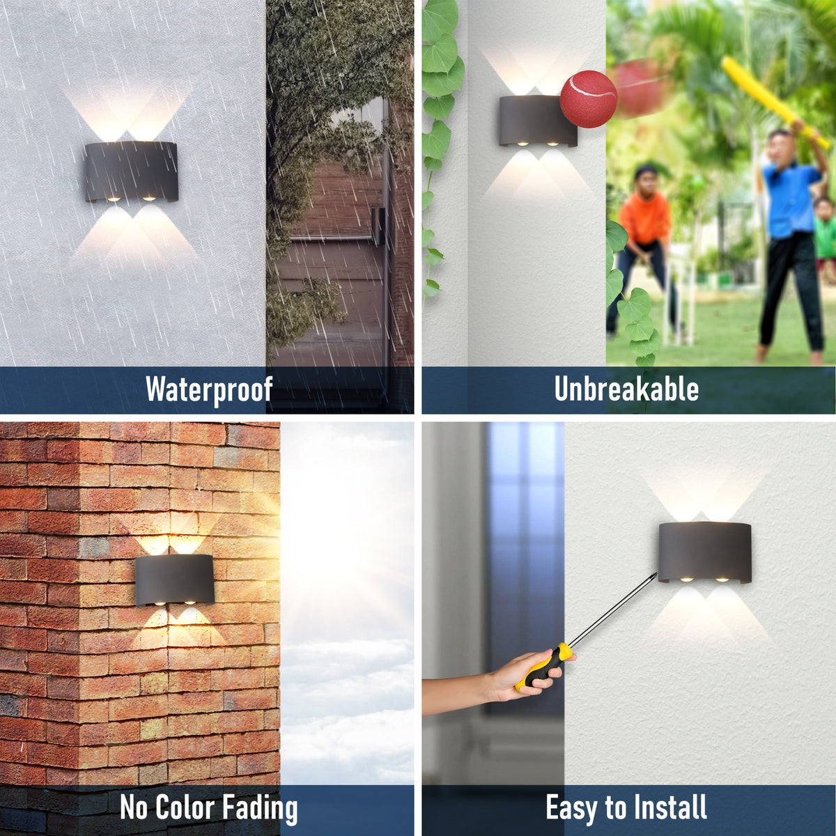 Altitude Led Elevation Led Downlight Elevation Outdoor LED Wall Light – City