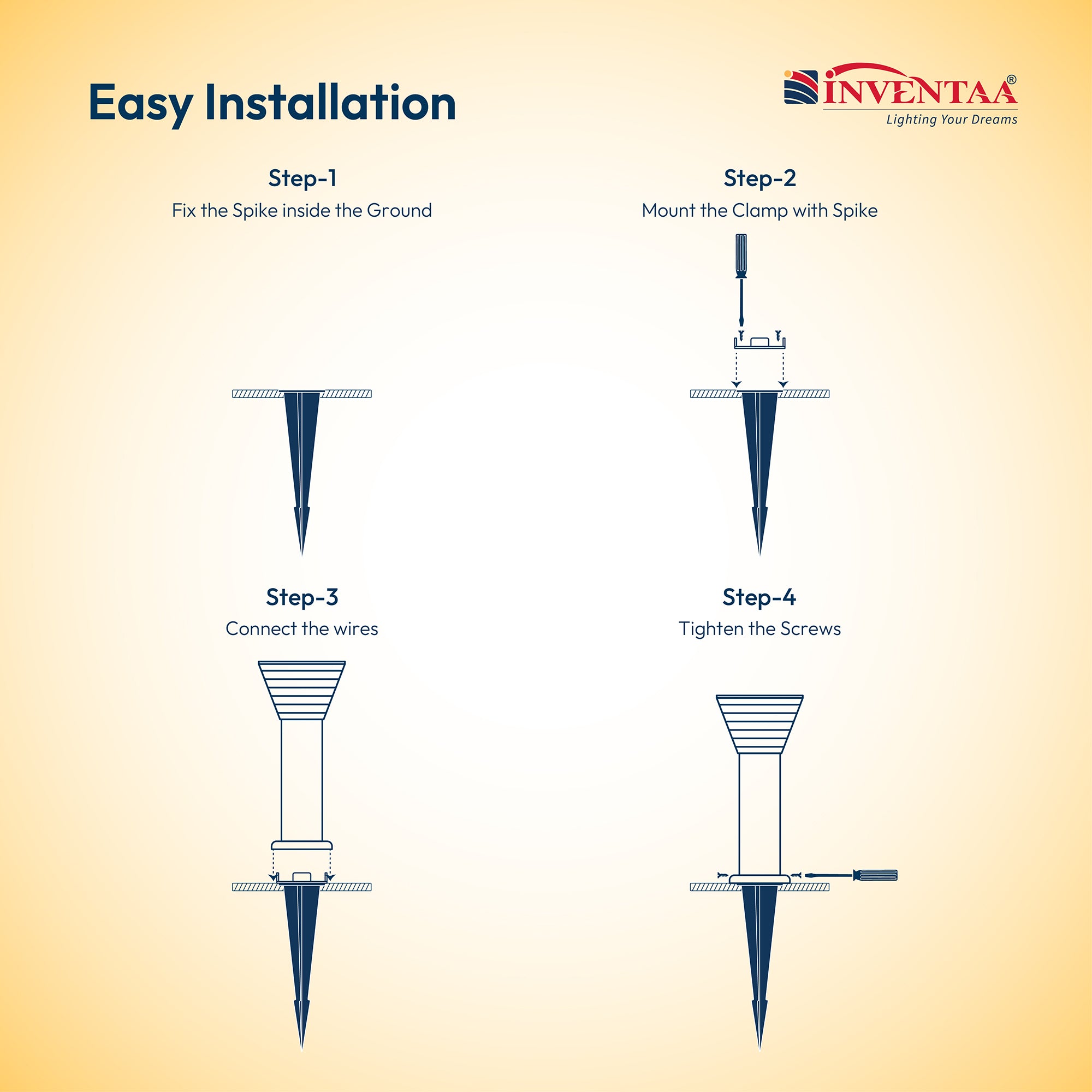 Bloom Solar Garden Light With Spike
